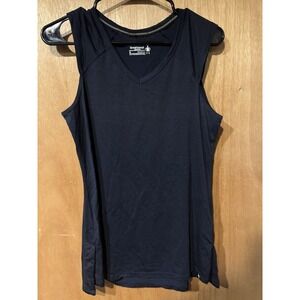 Smartwool Womens Medium Merino 150 Tank In Navy